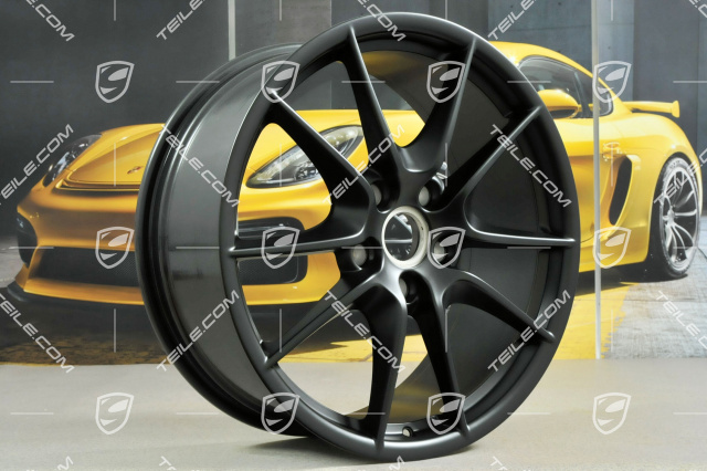 20" Felge Carrera S III, 8,5J x 20 ET51 schwarz satin mat