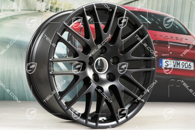 20" Felgensatz RS Spyder / GTS, 9,5J x 20 ET47, Schwarz Seidenmatt