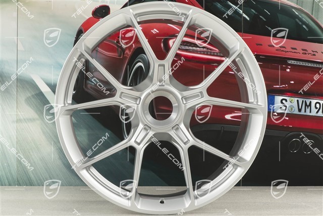 20-inch GT3 wheel rim, 9,5J x 20 ET46, brilliant silver
