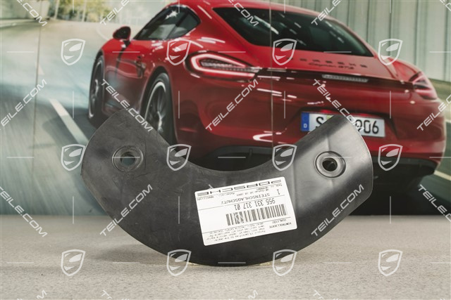 Stone guard for rear subframe, mid part