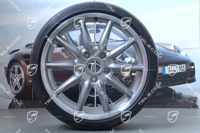 19" Carrera Sport Sommerräder Satz, 8,5 J x 19 ET 55 + 11,5 J x 19 ET 67, mit Reifen 235/35 ZR 19 + 305/30 ZR 19