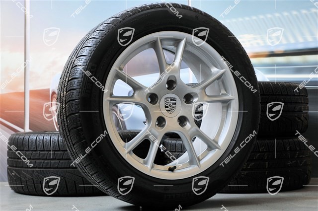 17" Boxster II Winterräder Satz, Felgen 6,5J x 17 ET55 + 8J x 17 ET40 + Winterreifen 205/55 R17 + 235/50 R17