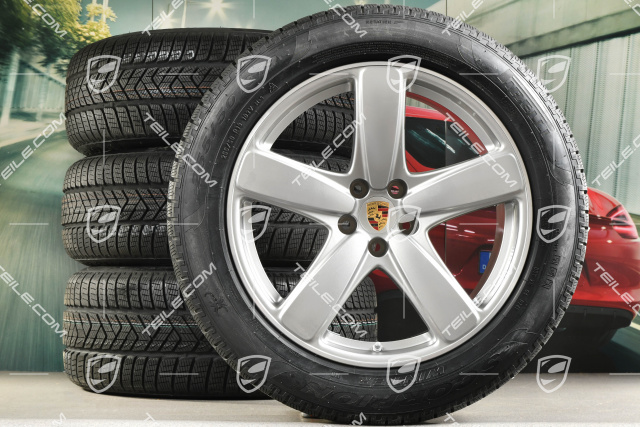 19" "Sport Classic" Winterräder Satz, Felgen 8,5J x 19 ET21 + 9J x 19 ET21 + Pirelli Winterreifen 235/55 R19 + 255/50 R19, mit RDK-Sensoren