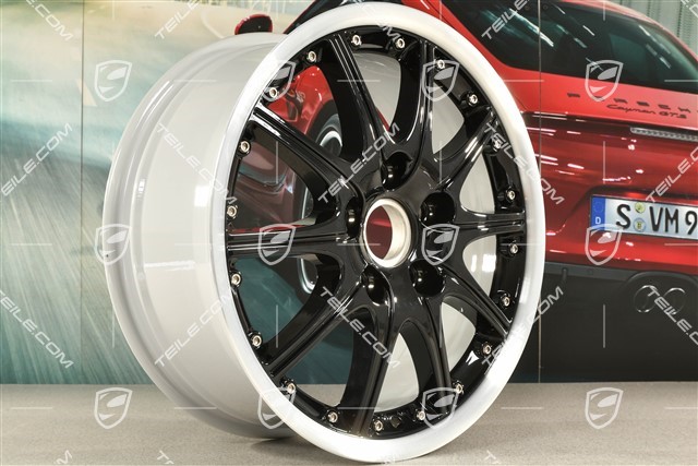 18" Felge GT3 Sport Design, 7,5J x 18 ET50, schwarz hochglanz