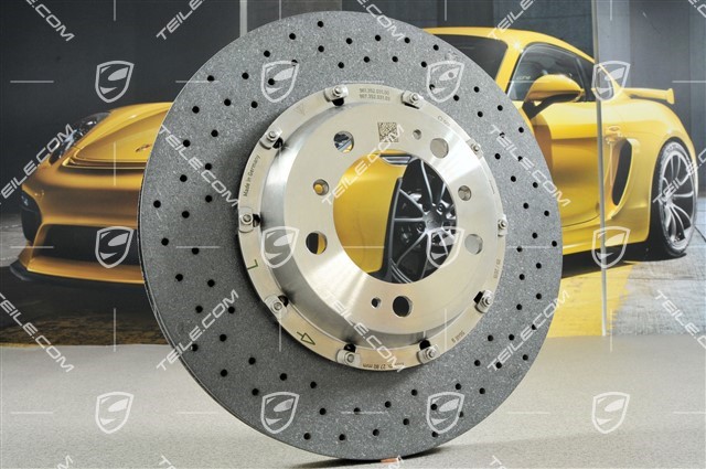 PCCB Ceramic brake disc, Boxster S/Cayman S, L