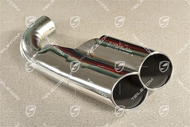 Dual tailpipe, 4-Pipe-Look, R