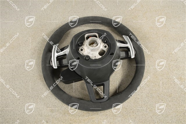 Sports Steering wheel GT, PDK, Alcantara, black, Sport Chrono Plus