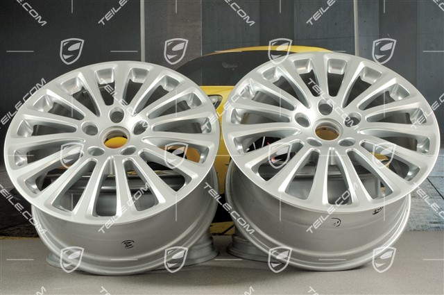 19-inch wheel rim set Panamera Design II, 10J x 19 ET61 + 9J x 19 ET60
