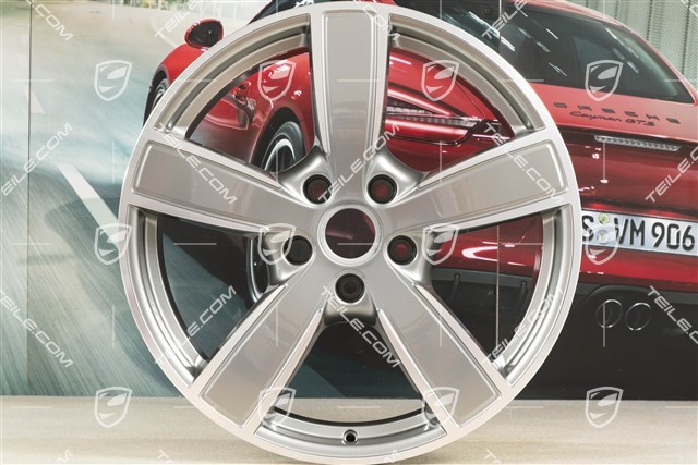 20" Felge Sport Classic Komfort, 9J x 20 ET50, Platinsilber