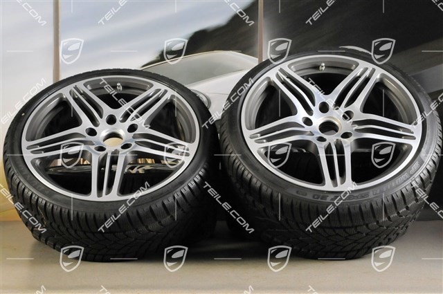 19-inch winter wheel set Turbo (4 wheels + 4 tyres),8,5J x 19 ET56 + 11J x 19 ET51, 235/35R19 + 295/30R19, with TPM