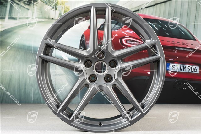 20" Felga "Macan Turbo", 9J x 20 ET26, BORBET, platinum satynowy półmat