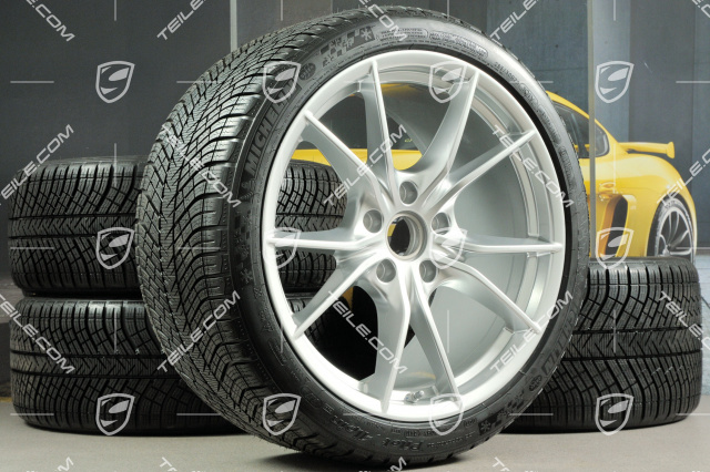 20" Winterräder Satz Carrera S (IV), Felgen 8,5J x 20 ET49 + 11J x 20 ET56 + Michelin Pilot Alpin PA4 N1 Winterreifen 245/35 R20 + 295/30 R20