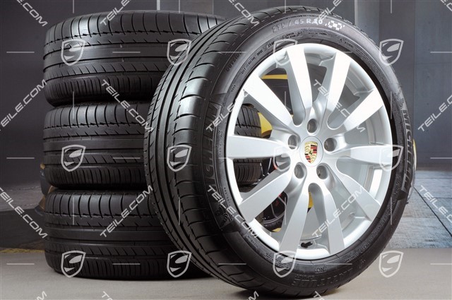 20" SportDesign II Sommerräder Satz, 4x Felgen 9J x 20 ET 57 + 4x Reifen 275/45 R 20 110Y XL, ohne RDK