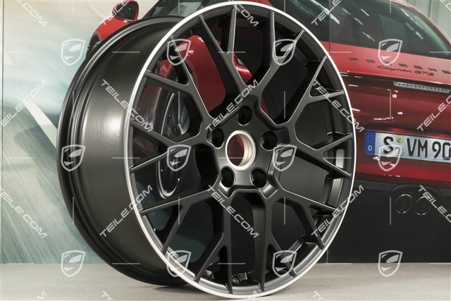 20-inch RS Spyder wheel rim, 8,5J x 20 ET53, black satin matt