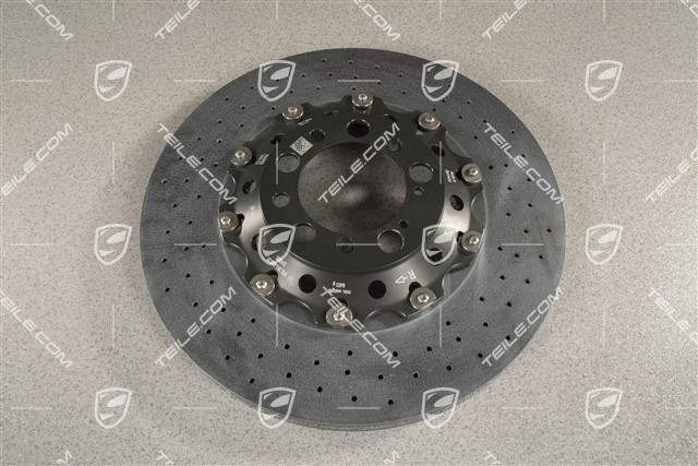 PCCB Ceramic Brake disc, front, 390mm, R