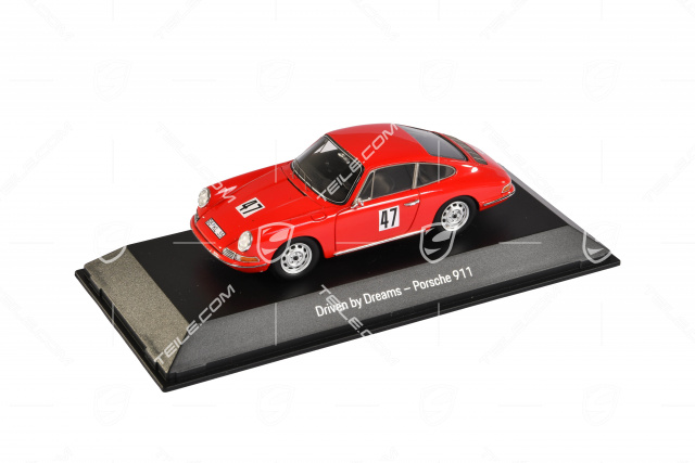 Porsche 911 2.0 Eberhard / Mahle, Driven by Dreams, 75Y, Spark, red, scale 1:43