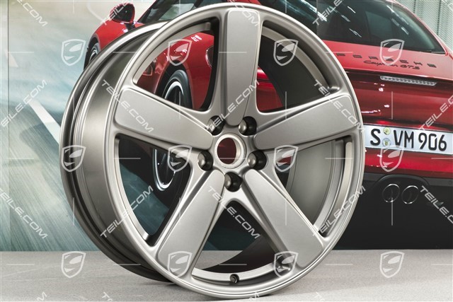 19-inch "Sport Classic" wheel rim set, rims 8,5J x 19 ET21 + 9J x 19 ET21, platinum satin mat