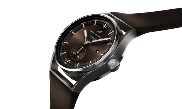 Porsche Design Sport Chronograph, Subsecond, Titanium & Brown