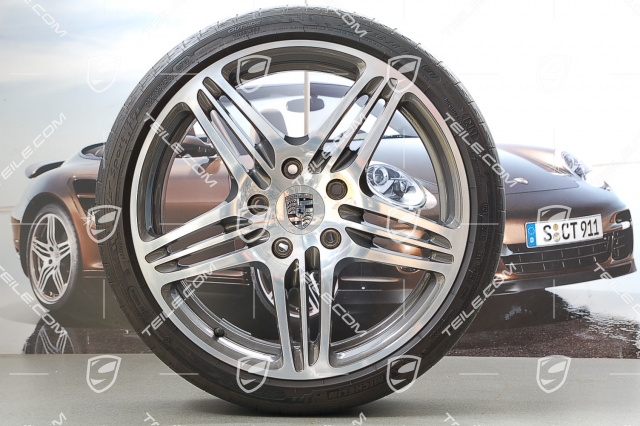 19" Sommerräder Satz Turbo I, Felgen 8 J x 19 ET 57 + 11 J x 19 ET 51 + NEUE Sommerreifen 235/35 ZR 19 + 305 /30 ZR 19