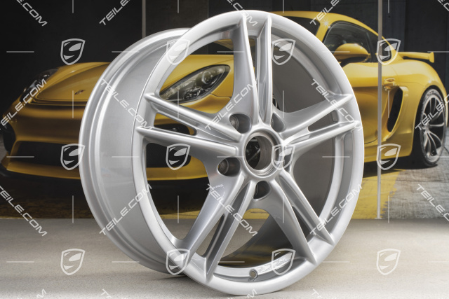 18" Komplet felg Boxster S II, 8J x 18 ET57 + 9J x 18 ET43