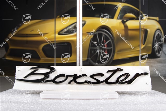 Emblemat BOXSTER, Czarny