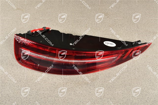 GT3 RS, Heckleuchte, schwarz-rot (dunkel), mit Nebelschlussleuchte, R