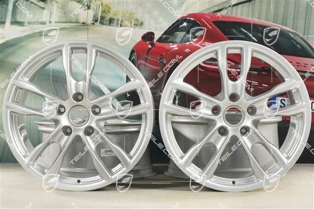 19" Boxster S III Felgensatz, 8J x 19 x ET 57 + 9,5J x 19 x ET 45