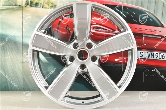 22" Felge Sport Classic, 10J x 22 ET48, Platinsilber