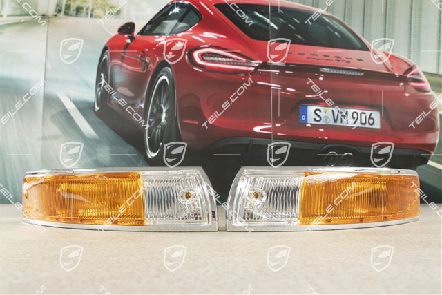 Blinkleuchten Satz, Original Porsche Classic, EU-Ausführung, Set L+R