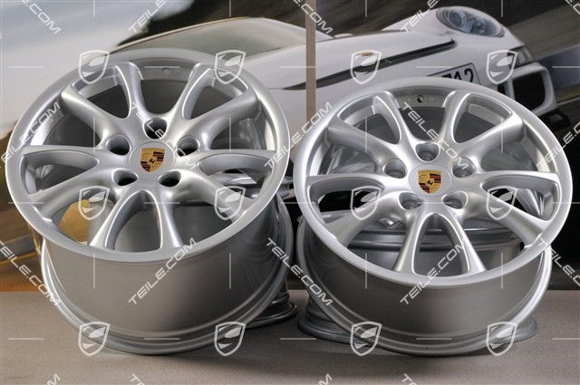 18" Felgensatz GT3 Modell 2004 (MK2), 8,5J x 18 ET40 + 11J x 18 ET63