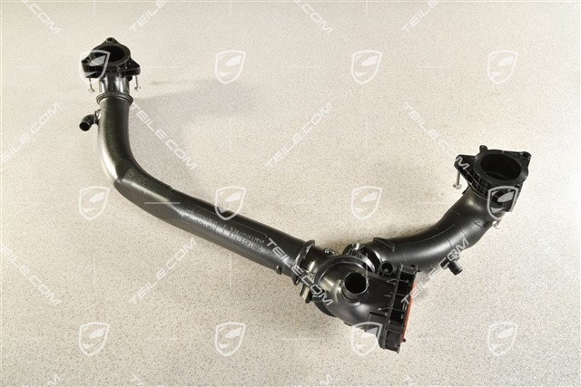 Intake pressure pipe Y-pipe, Macan Turbo