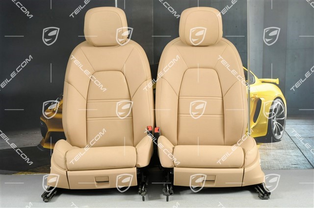 Fotele, elektryczna regulacja, podgrzewane, wentylowany fotel kierowcy, skóra, Mojave, (14 ruchów),  komplet  (L+R)