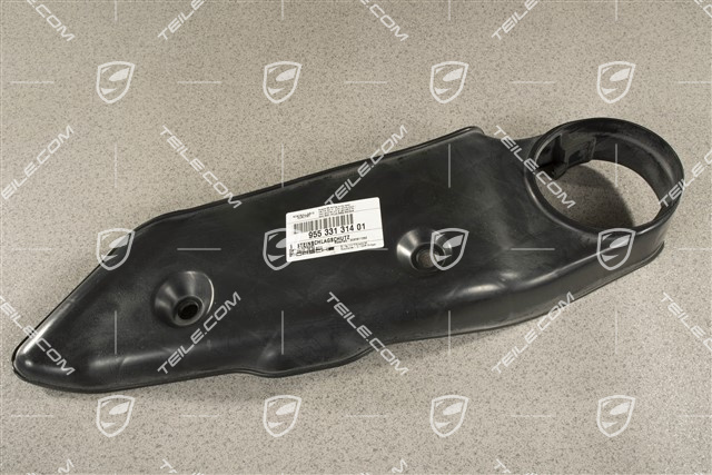Stone guard for rear subframe mounting, R