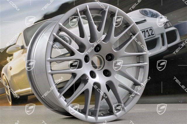 20" Felga RS Spyder Design, 9,5J x 20 ET47, srebro dekoracyjne/tytan