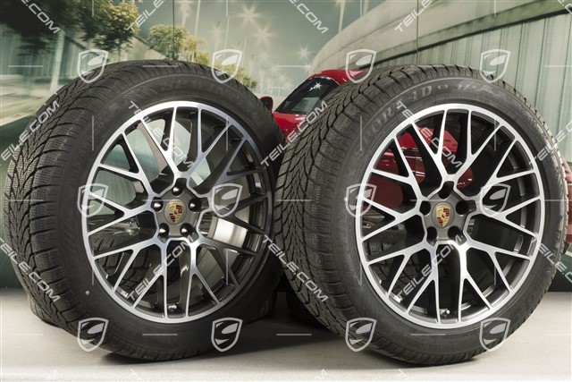 20-inch "RS Spyder Design" winter wheels set, rims 9J x 20 ET26 + 10J x 20 ET19, Dunlop Winter Sport 4D winter tyres 265/45 R20 + 295/40 R20, with TPMS