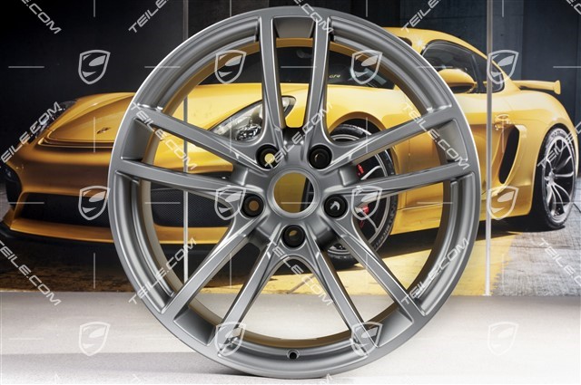 20" felga Cayenne Sport, 9J x 20 ET50, kolor platynowy satynya