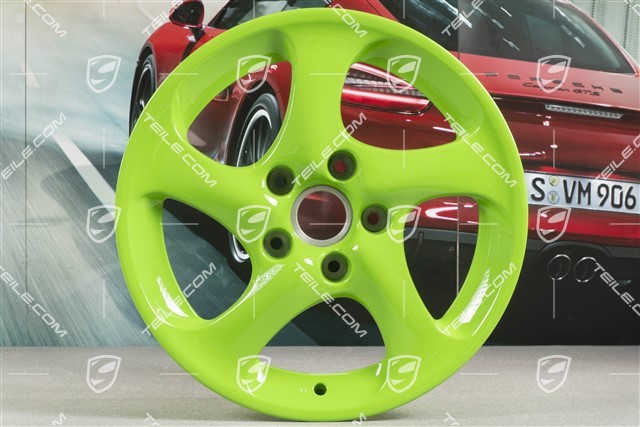 18" Turbo Look II Felge, 8J x 18 ET50, Lizard green