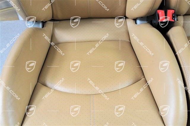 Sport seat, manual adjustable, heating, leather Sand Beige, set (L+R)