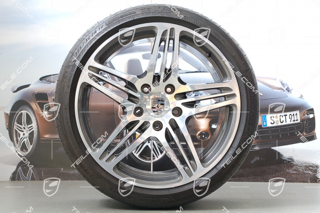 19" Sommerräder Satz Turbo I, Felgen 8 J x 19 ET 57 + 11 J x 19 ET 51 + NEUE Sommerreifen 235/35 ZR 19 + 305 /30 ZR 19