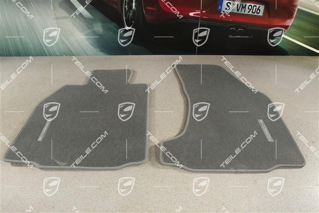 Set of floor mats, 2-piece, for models with BOSE Surround Sound-System, Stone Grey