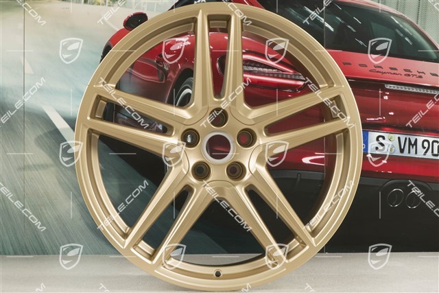 20" Felga "Macan Turbo", 9J x 20 ET26, CMS, aurum satynowy półmat