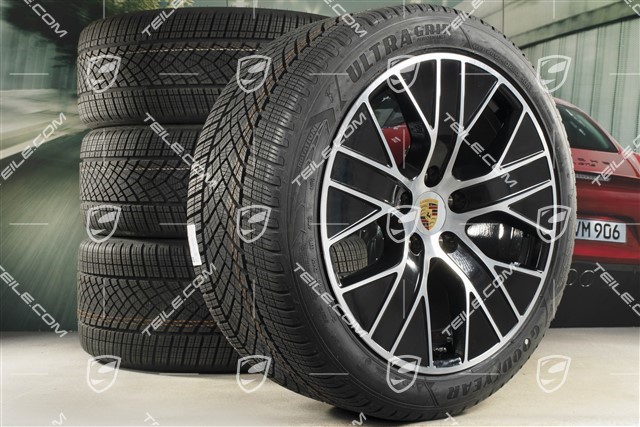 20" koła zimowe Turbo Aero, komplet, felgi 9J x 20 ET54 + 11J x 20 ET60, opony zimowe Goodyear 245/45 R20 + 285/40 R20