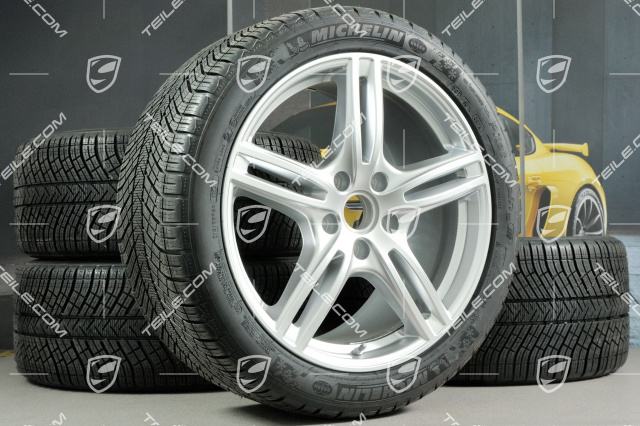 20" Winterräder Satz "Panamera Turbo", Felgen 9,5 J x 20 ET71 + 10,5 J x 20 ET71 + Michelin Pilot Alpin 4 Winterreifen 275/40 R20 + 315/35 R20