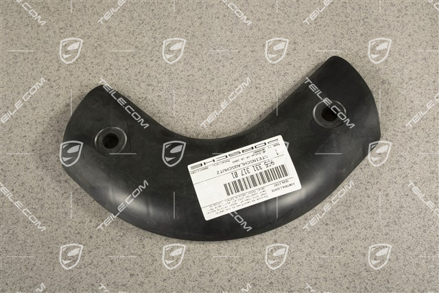 Stone guard for rear subframe, mid part