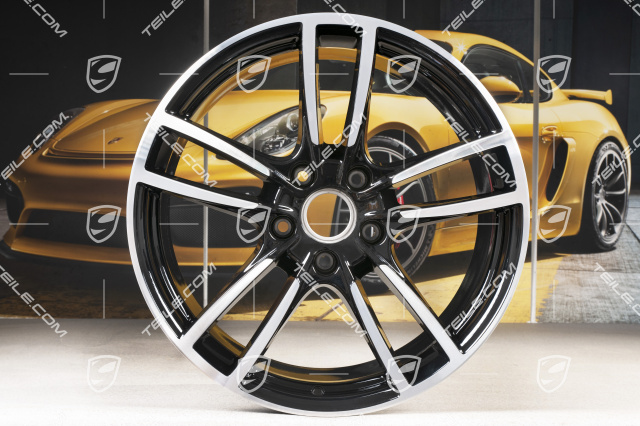 20" Felge Cayenne Sport, 10,5J x 20 ET64, schwarz hochglanz