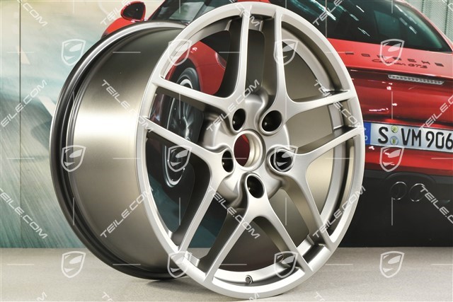 19" Felge Carrera S II, 11J x 19 ET67, Platinum Seidenmatt