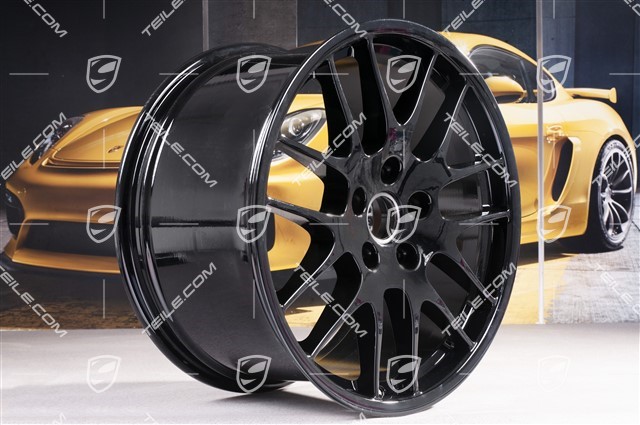 20" Felge RS Spyder Design, 11J x 20 ET68, in Schwarz (hochglanz)