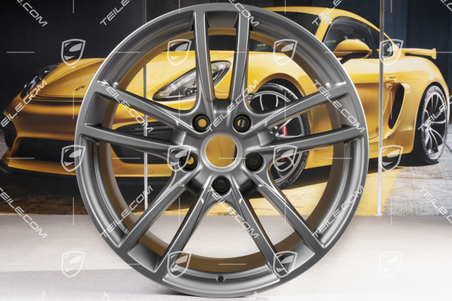 20" Felge Cayenne Sport, 10,5J x 20 ET64, Platinum-Seidenmatt