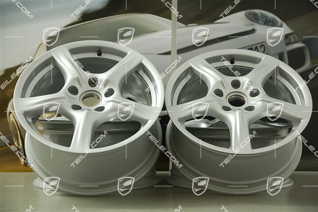 18-inch Panamera wheel set, 8J x 18 ET59 + 9J x 18 ET53