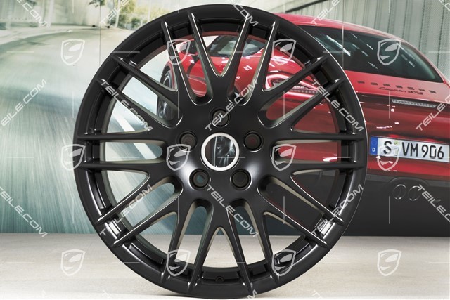 20" Felgensatz RS Spyder / GTS, 9,5J x 20 ET47, Schwarz Seidenmatt